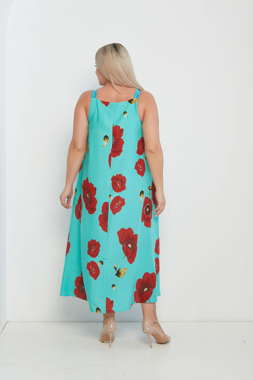 Платье Luxury Moda 1295 бирюзовый