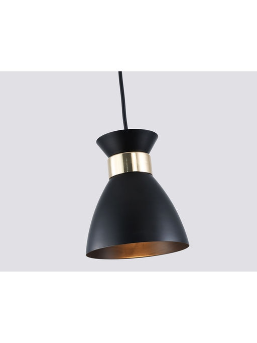 Светильник подвесной TR8468, 1хE27, 60 Вт, 100×13 см, чёрный