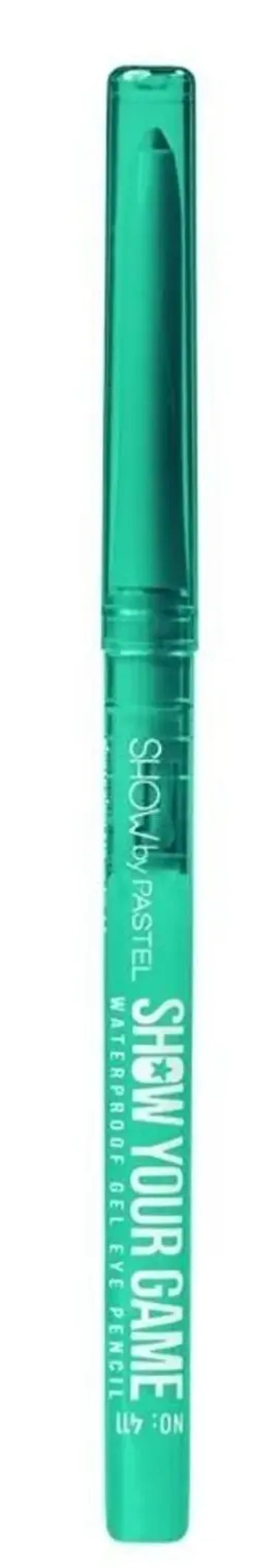 Контур для глаз гелевый Show Your Game Waterproof Gel Eye Pencil, 411 мятный 410411