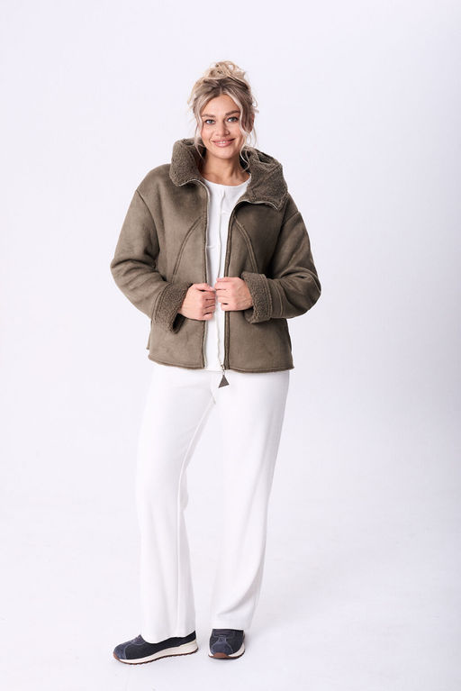 Дубленка Diamant 2121 олива