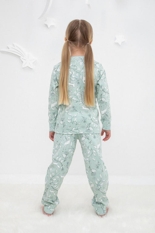 Crockid _ К 1552/лесные друзья на голубой дымке пижама дет  фото 3