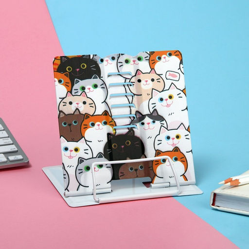 Подставка для книг «Котики», 15.2×18 см