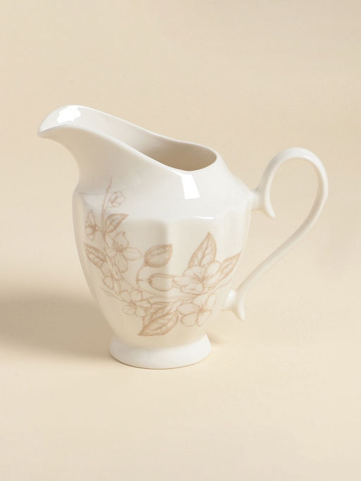 Молочник SL Home «Аманде», 350 мл, 14×8.7×12.5 см, фарфор, белый