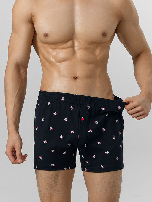 Цена за 2 штуки! Трусы-шорты мужские новогодние - Mark formelle фото 4