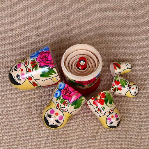 Матрёшка дерево «Семёновская», 6 кукольная, высшая категория