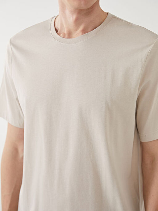 Bisiklet Yaka Penye Erkek Ti??rt