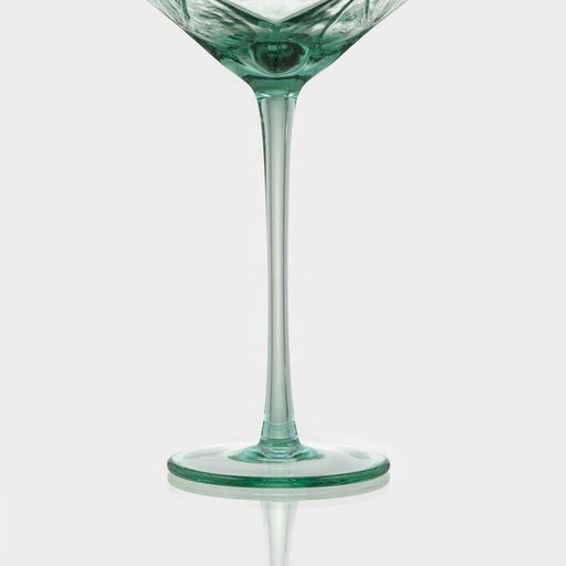 Бокал для вина Magistro «Дарио», 500 мл, 7.3×25 см, стекло, бирюзовый