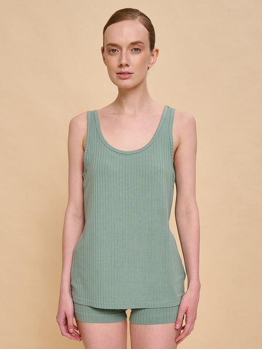 PELICAN, пижама женская, Светло-зеленый