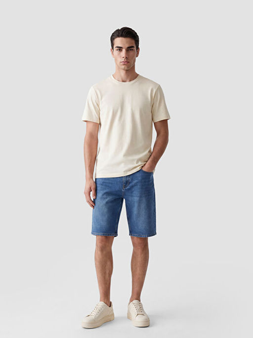 Regular Fit Basic Erkek Dry Touch Ti??rt
