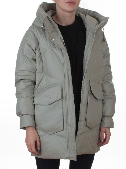 EB2819 OLIVE Куртка зимняя женская (200 гр. холлофайбер)