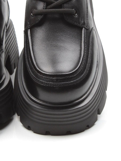 03-5931 BLACK Полуботинки женские (натуральная кожа)