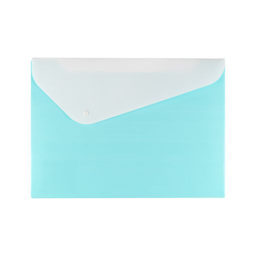 Expert Complete NEON Папка-конверт 2 отд. с кнопкой A4 180 мкм песок 20 шт. голубой 2206321