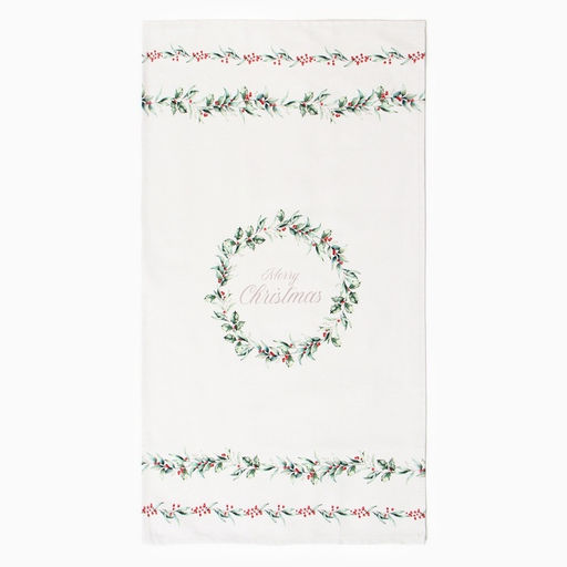 Полотенце новогоднее "Этель" "Merry Christmas" 40х73 см, 100% хлопок, саржа 190 г/м2