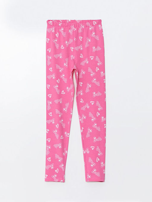 Beli Lastikli Barbie Bask?l? K?z ?ocuk Pijama Alt - Waikiki фото 3