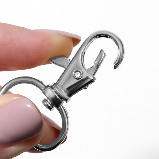 Цена за 2 шт. Карабин металлический, 39×24 мм / 20×2 мм, 6 шт., цвет серебряный