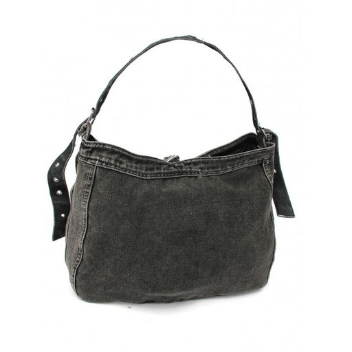 Сумка женская текстиль JN-76-8182, 1отд, плечевой ремень, черный jeans SALE 261810 - Bobo фото 6