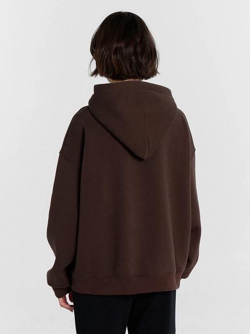 Худи женское коричневое шоколадное мартини 122981 - Mark formelle фото 9