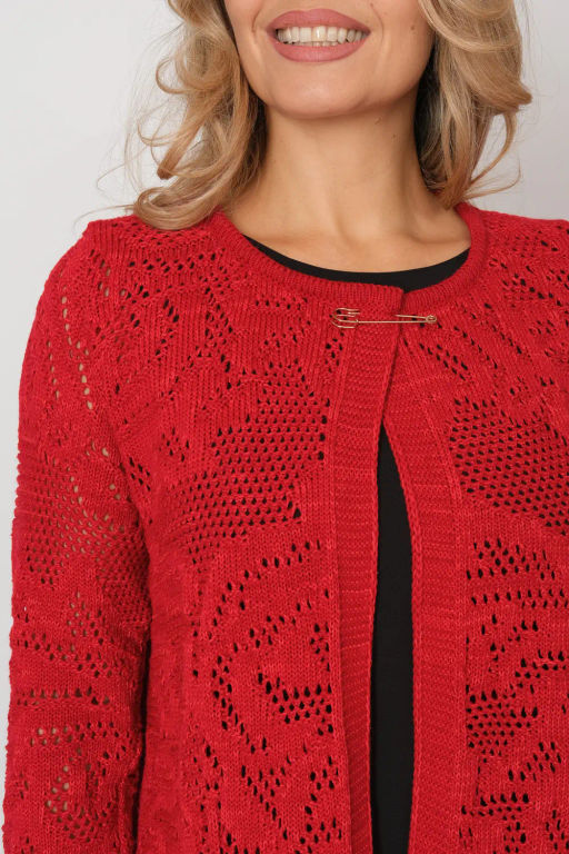 Жакет 351935/красный