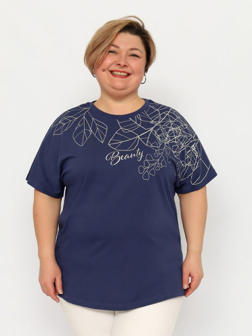 CRB wear/CSLW 60358-43 Футболка женская,голубой/Ex.Cherubino  фото 65