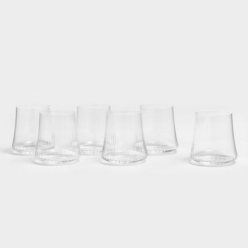 Набор стеклянных стаканов для виски «Экстра», 350 мл, набор 6 шт.