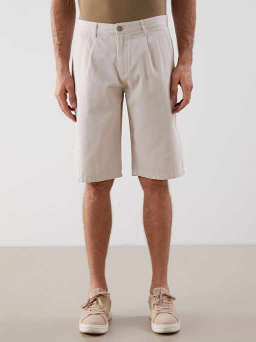 Rahat Kal?p Gabardin Erkek Bermuda ?ort