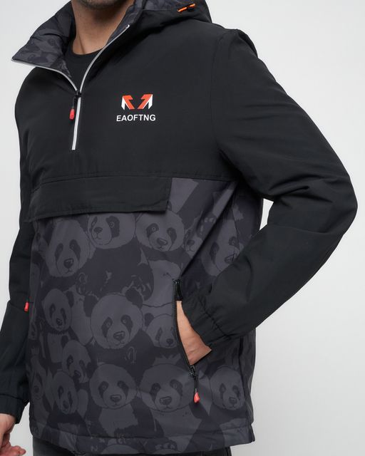 Куртка-анорак спортивная мужская цвета хаки 88629Kh - Wonderrman фото 14