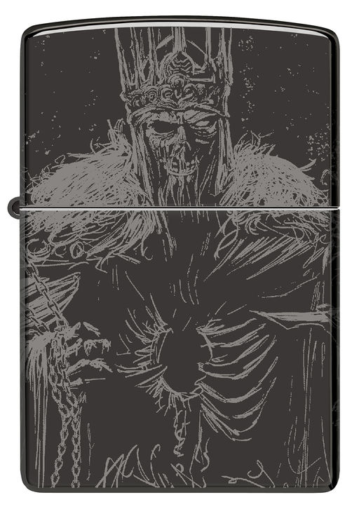 Зажигалка ZIPPO Король скелетов | Skull King 46139  фото 2