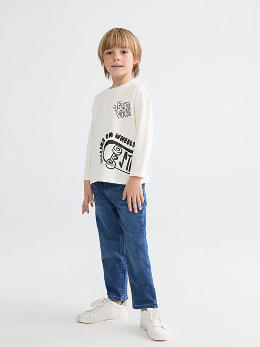 Bask?l? Erkek ?ocuk Ti??rt