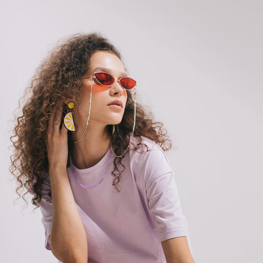 Серьги пластик Вивьен лимоны, цвет жёлто-белый - Queen fair фото 4