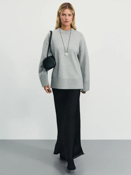 Джемпер прямого кроя с содержанием вискозы / Zarina фото 2