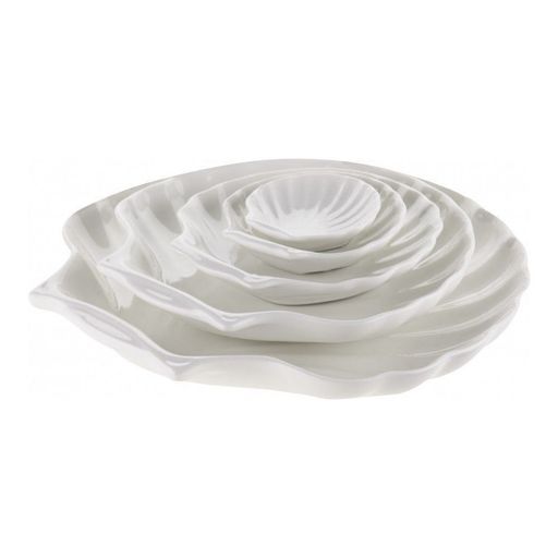 Блюдо сервировочное Walmer Shell 8 см, цвет белый  фото 3