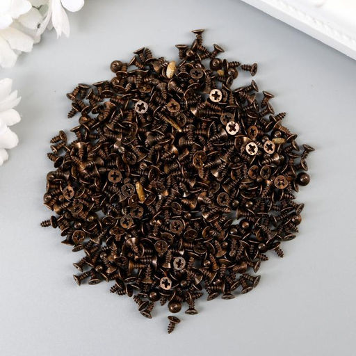 Набор шурупов для творчества 100 гр 0,5х0,3 см - Арт узор фото 2