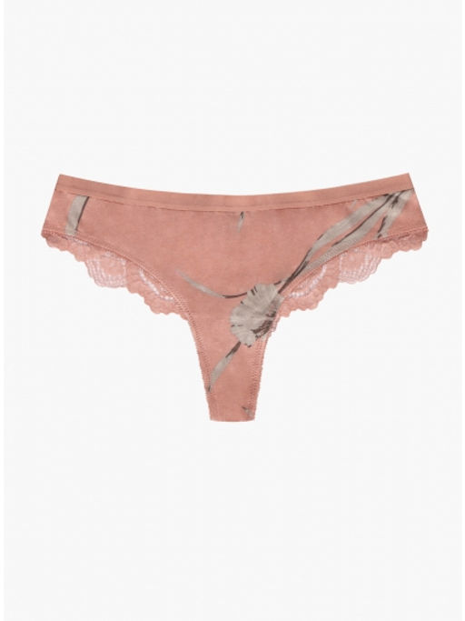 Женские трусы-стринги Индефини (Арт.245000-1121LDS) - Indefini фото 3