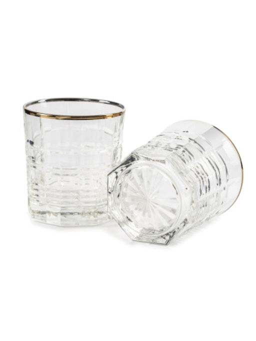 Стакан низкий ДАЛЛАС ГОЛД 2шт 300мл