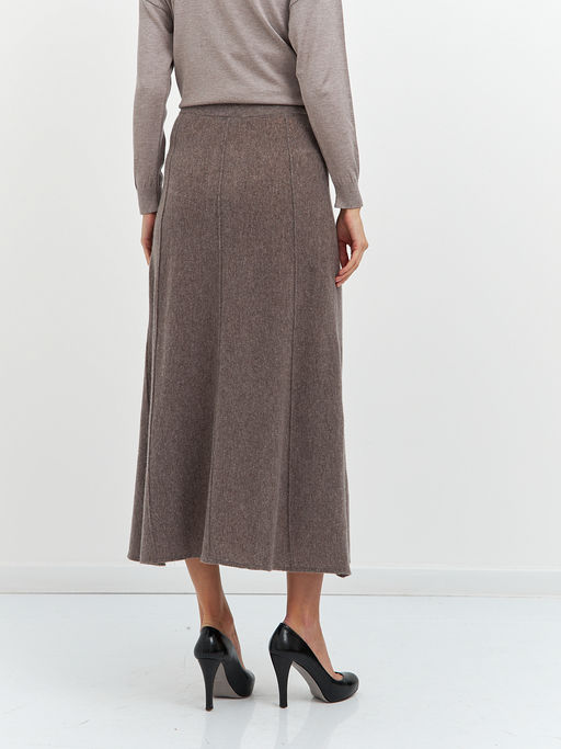 юбка в цвете фанго длины макси - Glenfield фото 5