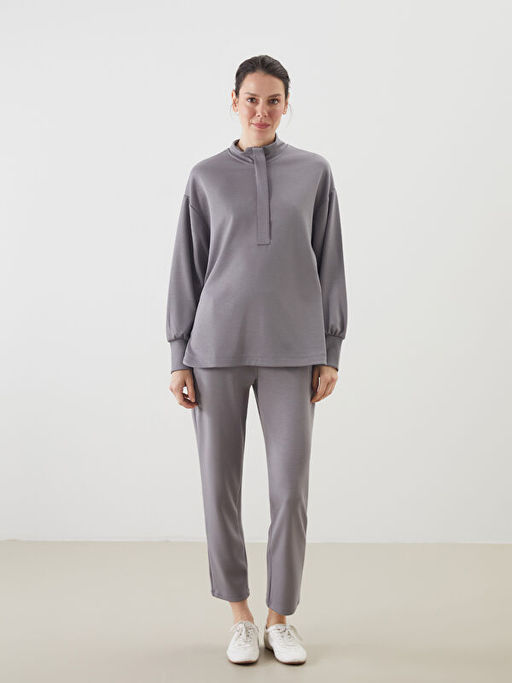Dik Yaka Kad?n Sweatshirt