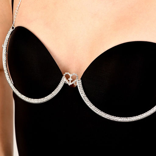 Украшение под грудь со стразами, с цепочкой - Страна карнавалия фото 4