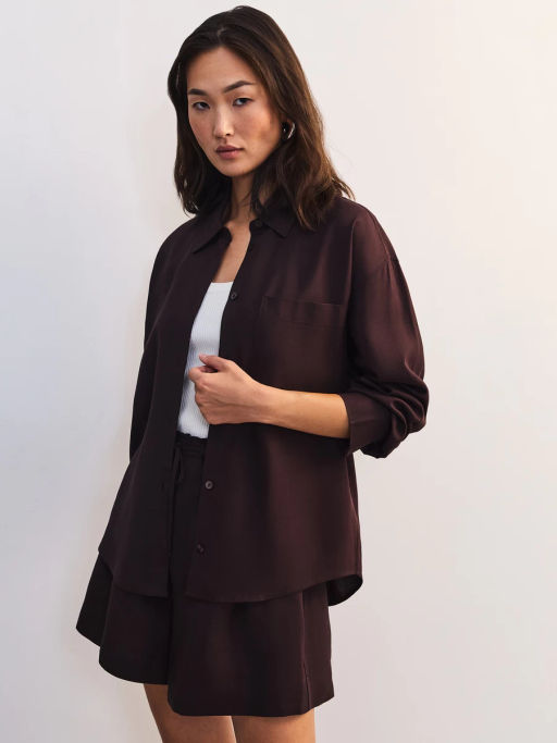 Льняная блуза свободного кроя ZR2605012008-27 / Zarina