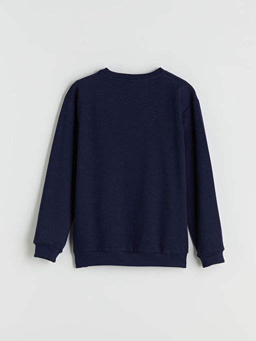 Bisiklet Yaka Erkek ?ocuk Sweatshirt