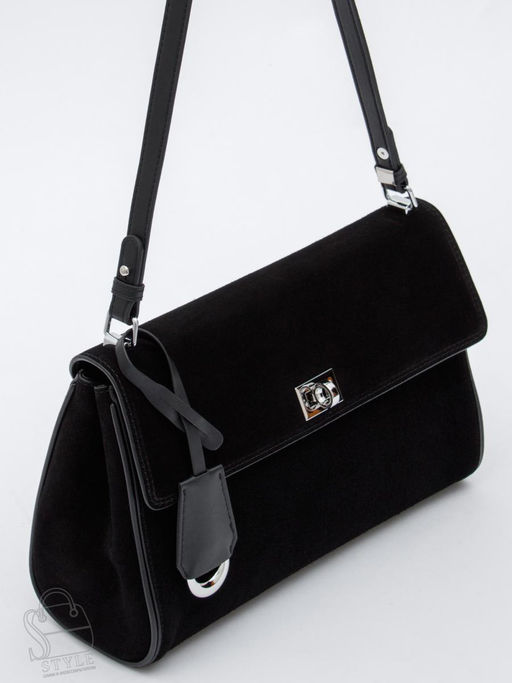 Сумка женская кожаная 5103-1X black Polina&Eiterou