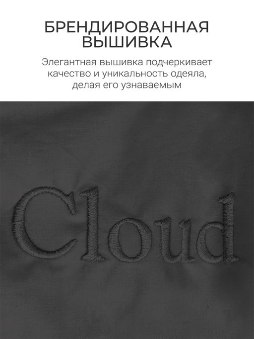 Одеяло Cloud Graphite 200х220 теплое 300г/м2 ЕС-5889 - Espera фото 8