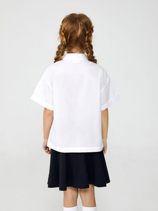 20240270104, Блузка детская для девочек Bitty белый - Acoola фото 4