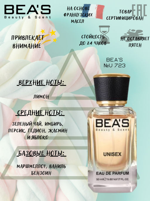 Парфюм Beas 50 ml U 723  Unisex  фото 2