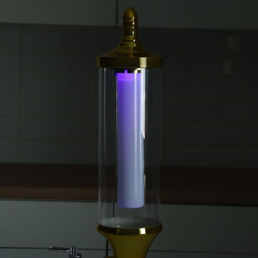 Башня пивная Петронас, 3 л, колба для льда, подсветка, 2 батарейки AG3, золотистая - Simaland фото 11