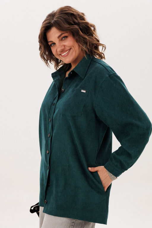 Рубашка ANELLI 1819 киви  фото 3