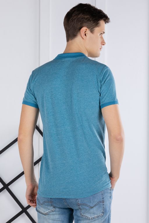 футболка 
 17.9228-PETROL-MAVI - Tricko фото 2