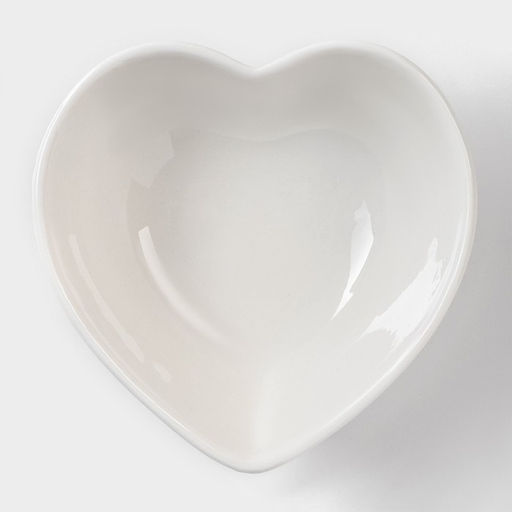 Соусник фарфоровый Magistro Любовь, 80 мл, цвет белый  фото 8