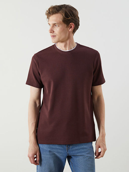 Bisiklet Yaka D?z Erkek Ti??rt