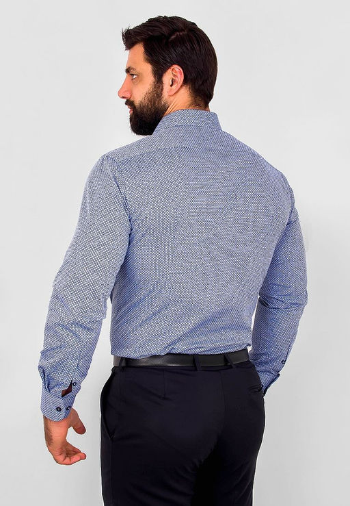 Сорочка мужская длинный рукав GREG 224/131/8/ZV  фото 6