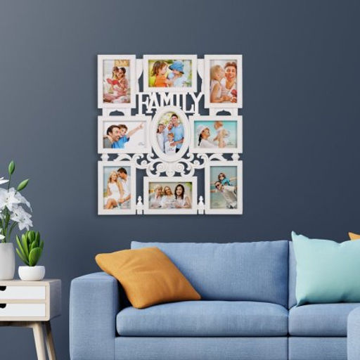 Фоторамка коллаж Семья 47x51 см / XZ-1962 /уп 24/ 9 фото - Галеонтрейд фото 2